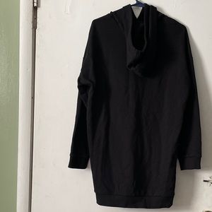 Black Hoodie Sweater Dress